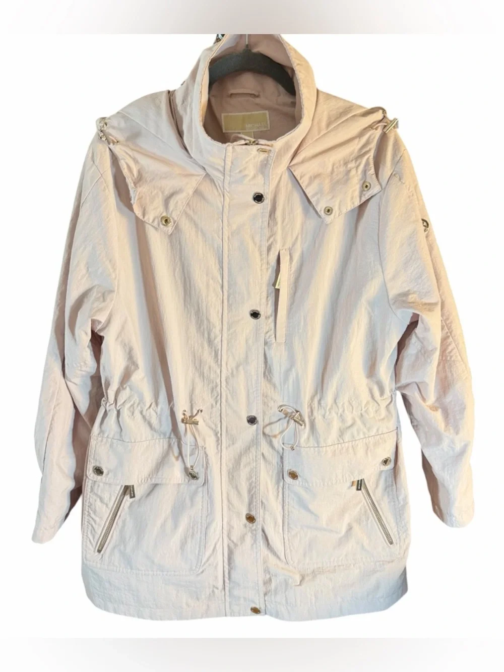 Michael Kors Light Pink Utility Anorak Jacket - Picture 1 of 10